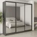 Шкаф-купе трехдверный Mebel Star Комбо BG 250х60х240 см Антрацит (MBS-9805)