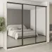 Шафа-купе тридверна Mebel Star Комбо BG 270х45х240 см Кашемір (MBS-9837)