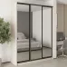 Шафа-купе тридверна Mebel Star Комбо BG 180х60х240 см Кашемір (MBS-9838)
