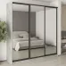 Шафа-купе тридверна Mebel Star Комбо BG 240х45х240 см Бетон (MBS-9854)