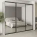 Шафа-купе тридверна Mebel Star Комбо BG 270х45х240 см Бетон (MBS-9857)