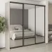 Шафа-купе тридверна Mebel Star Комбо BG 240х60х240 см Аляска сірий (MBS-9884)
