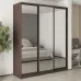 Шафа-купе тридверна Mebel Star Комбо BG 200х45х240 см Дуб ристрето (MBS-9890)