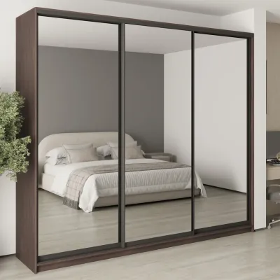 Шкаф-купе трехдверный Mebel Star Комбо BG 270х60х240 см Дуб ристрето (MBS-9907)