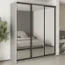 Шафа-купе тридверна Mebel Star Комбо BG 210х45х240 см Серая мышка (MBS-9911)