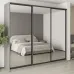 Шафа-купе тридверна Mebel Star Комбо BG 270х45х240 см Серая мышка (MBS-9917)