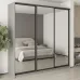 Шафа-купе тридверна Mebel Star Комбо BG 240х60х240 см Серая мышка (MBS-9924)