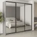 Шкаф-купе трехдверный Mebel Star Комбо BG 250х60х240 см Серая мышка (MBS-9925)