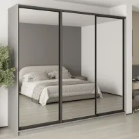 Шафа-купе тридверна Mebel Star Комбо BG 270х60х240 см Серая мышка (MBS-9927) Шафа-купе тридверна Mebel Star Комбо BG 270х60х240 см Серая мышка (MBS-9927)