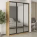 Шафа-купе тридверна Mebel Star Комбо BG 180х60х240 см Дуб тахо (MBS-9938)