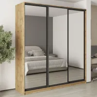 Шкаф-купе трехдверный Mebel Star Комбо BG 220х60х240 см Дуб тахо (MBS-9942)