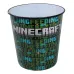 Корзина для мусора YES Minecraft.Feeding time 5.5 л Зеленый (708501)