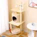 Кігтеточка лежак для кота Taotaopets Y0006 40x40x118 см Бежевий (14010-94007)