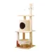Кігтеточка лежак для кота Taotaopets Y0006 40x40x118 см Бежевий (14010-94007)
