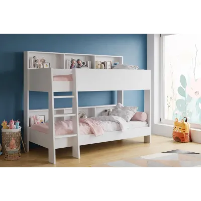 Двухярусная детская кровать Cubus Sway 2086x1276x1680 мм Белый (sw90200w)