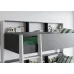 Двухярусная детская кровать Cubus Sway 2086x1276x1680 мм Белый/Антрацит (sw90200wat) Двухярусная детская кровать Cubus Sway 2086x1276x1680 мм Белый/Антрацит (sw90200wat)