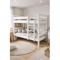 Двухярусная кровать-трансформер Cubus СКАЙ 90x200 см Белый (sktr90200w) Двухярусная кровать-трансформер Cubus СКАЙ 90x200 см Белый (sktr90200w)