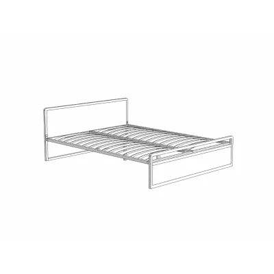 Кровать двуспальная Cubus ХАЙТЕК Люкс 160x200 см Дуб Крафт (ht160200lxcr)