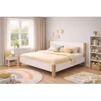 Кровать двуспальная Cubus АГАТА 160x200 см Белый (ag160200w)