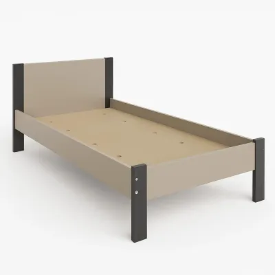 Кровать односпальная Cubus АГАТА 90x200 см Кашемир (ag90200k)