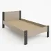 Кровать односпальная Cubus АГАТА 90x200 см Кашемир (ag90200k)