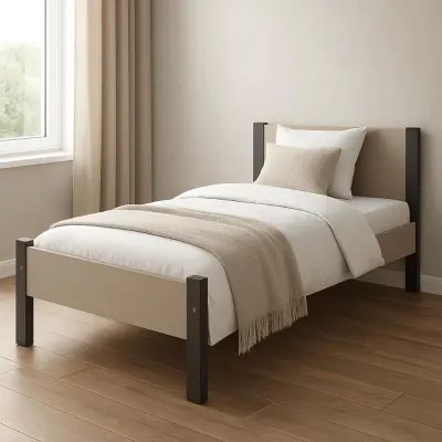 Кровать односпальная Cubus АГАТА 90x200 см Кашемир (ag90200k)