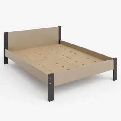 Ліжко двоспальне Cubus АГАТА 160x200 см Кашемір (ag160200k)
