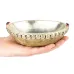 Ритуальная чаша Капала Kailash 17.5x13x6.5 см Серебристо-коричневый (27933)