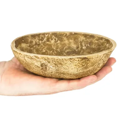 Ритуальная чаша Капала Kailash 17x12.5x5.5 cм Коричневый (27934)