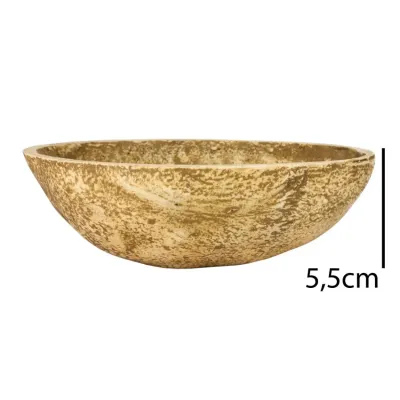 Ритуальная чаша Капала Kailash 17x12.5x5.5 cм Коричневый (27934)