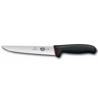 Універсальний ніж для м'яса Victorinox Dual Grip Sticking 18 см Чорний (5.5503.18D)