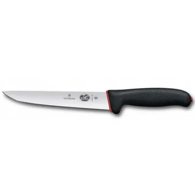 Універсальний ніж для м'яса Victorinox Dual Grip Sticking 18 см Чорний (5.5503.18D)