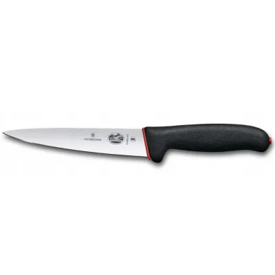 Универсальный нож для мяса Victorinox Dual Grip Sticking 16 см Черный (5.5603.16D)