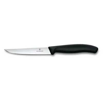 Кухонный нож Victorinox Swiss Classic Steak 11 см Черный (6.7203) Кухонный нож Victorinox Swiss Classic Steak 11 см Черный (6.7203)