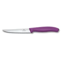 Кухонный нож Victorinox Swiss Classic Steak&Pizza 11 см Фиолетовый (6.7235.C1)