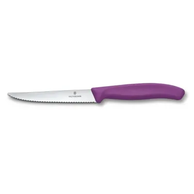 Кухонний ніж Victorinox Swiss Classic Steak&Pizza 11 см Фіолетовий (6.7235.C1)