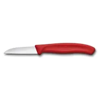Кухонний ніж для очищення овочів Victorinox Swiss Classic 6 см Червоний (6.7301.C1)