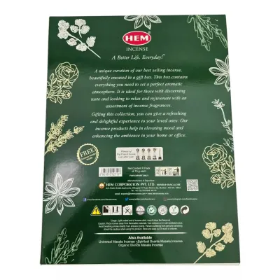Набор благовоний с держателем Hem Masala Gift Pack 6 ароматов (DN36548) Набор благовоний с держателем Hem Masala Gift Pack 6 ароматов (DN36548)