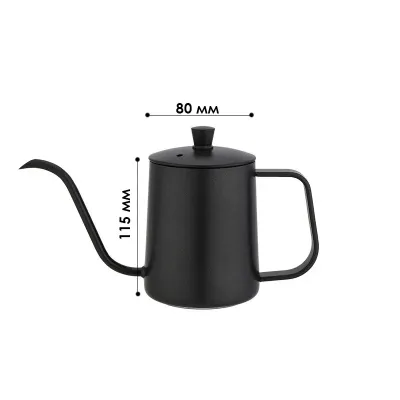 Чайник для заварювання кави Choxila 11356 600 мл Black (13023-84132)
