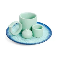 Підставка для пахощів Lesko JCSMJ20 13х5 см Light Blue (13983-94733) Підставка для пахощів Lesko JCSMJ20 13х5 см Light Blue (13983-94733)