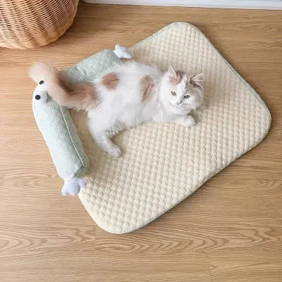 Килимок-лежанка No Brand Тайлі XL 80х60 см Жовтий (id_2161) Килимок-лежанка No Brand Тайлі XL 80х60 см Жовтий (id_2161)