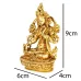 Статуя Kailash Біла Тара 9х6х4 см Золотистий (27765)