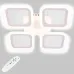 Стельова LED люстра Sunlight 35x35x9 см Білий (6325/4S WHT)