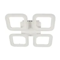 Стельова LED люстра Sunlight 35x35x9 см Білий (6325/4S WHT)