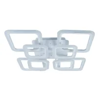 Стельова LED люстра Sunlight 52x9 см Білий (6325/4+4S WHT) Стельова LED люстра Sunlight 52x9 см Білий (6325/4+4S WHT)