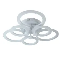 Стельова LED люстра Sunlight 54x9 см Білий (6326/3+3 WHT)