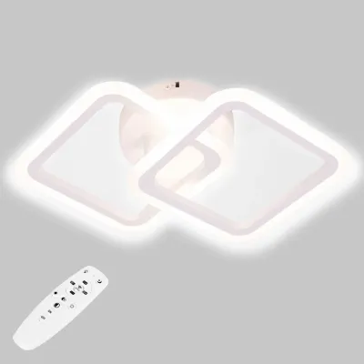 Стельова LED люстра Sunlight 44x27x9 см Білий (6325/2S WHT)