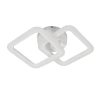 Стельова LED люстра Sunlight 44x27x9 см Білий (6325/2S WHT)