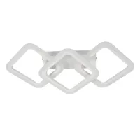 Стельова LED люстра Sunlight 59x31x9 см Білий (6325/2+1S WHT) Стельова LED люстра Sunlight 59x31x9 см Білий (6325/2+1S WHT)
