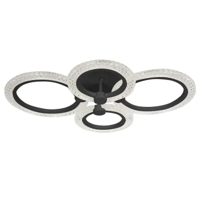 Потолочная LED люстра Sunlight 60x8 см Черный (5805/2+2 BLK) Потолочная LED люстра Sunlight 60x8 см Черный (5805/2+2 BLK)
